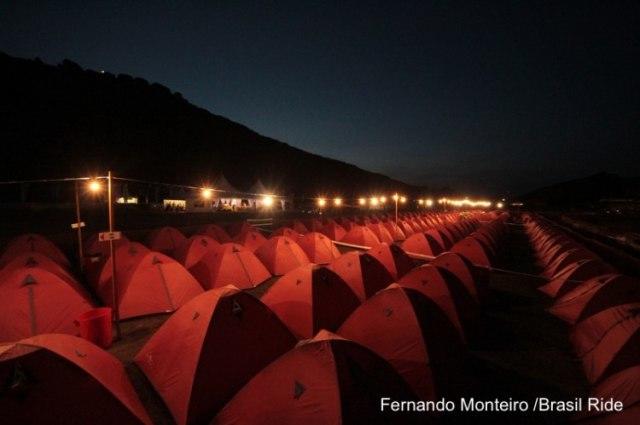 tent city for the racers