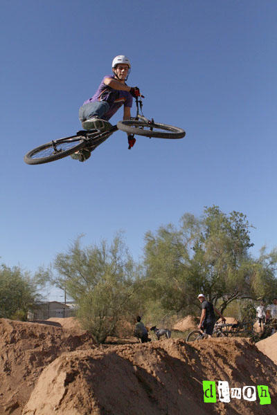 Drew hitting the big jumps