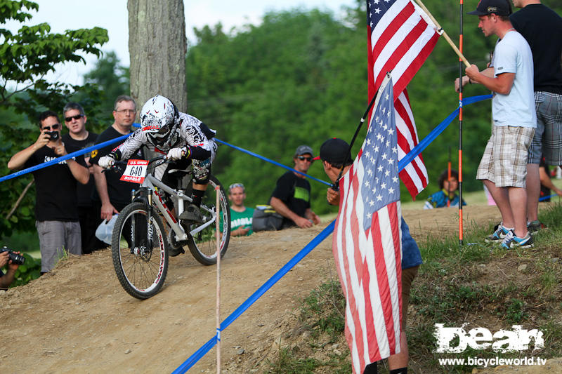 Melissa Buhl and her KHS at the 2011 US oPen slalom