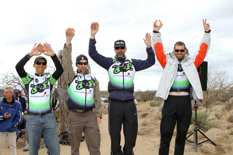 Bicycle World Team - 3rd place at Old Pueblo