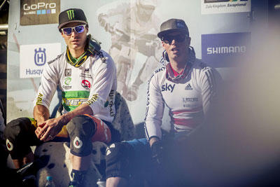 Jared Graves in the Hot seat for many riders at UCI World Cup/ copyright-Laurence Crossman-Emms