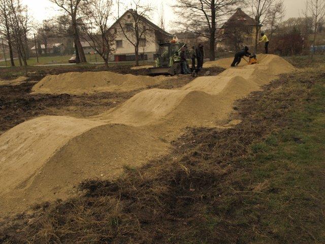 new pump track at the park too.