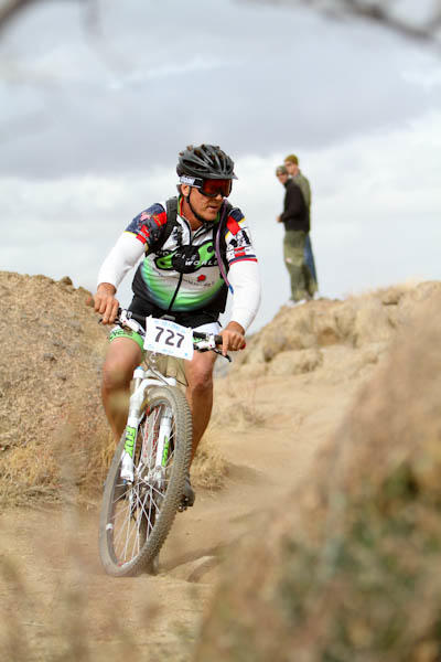 shaun ready to take on the Old Pueblo Rock drop