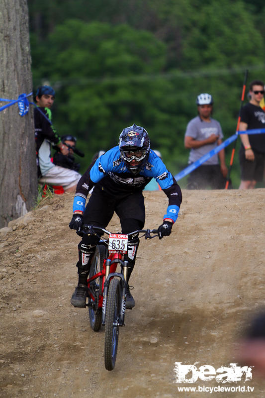 Lars Sternberg piloting his transition to fourth place at the US OPEN