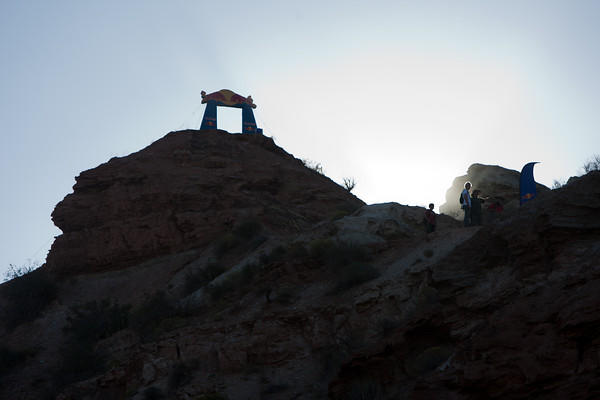 sunrise at Redbull Rampage