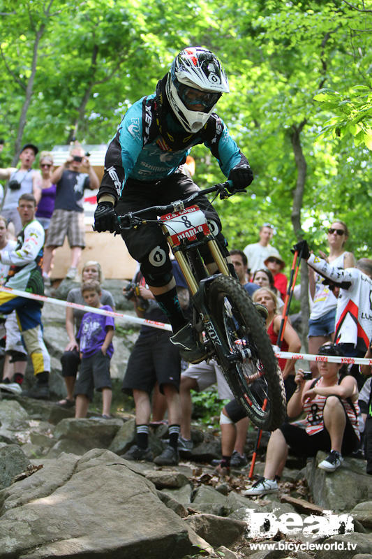 ritchie rude sends his yeti down the US OPEN downhill